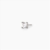 Mono orecchino Mabina Uomo Punto di vista in Argento Zircone 563765
